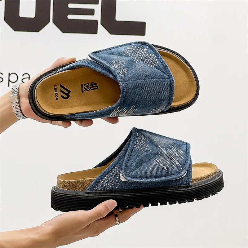 N6K8 Slip Resistant Abrasion Resistant Slide Slippers Unisex-7