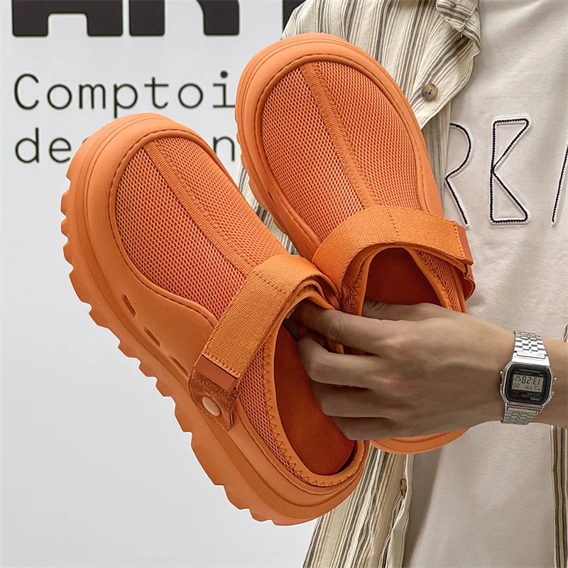 N6K8 Slip Resistant Closed Toe Slippers Unisex-2