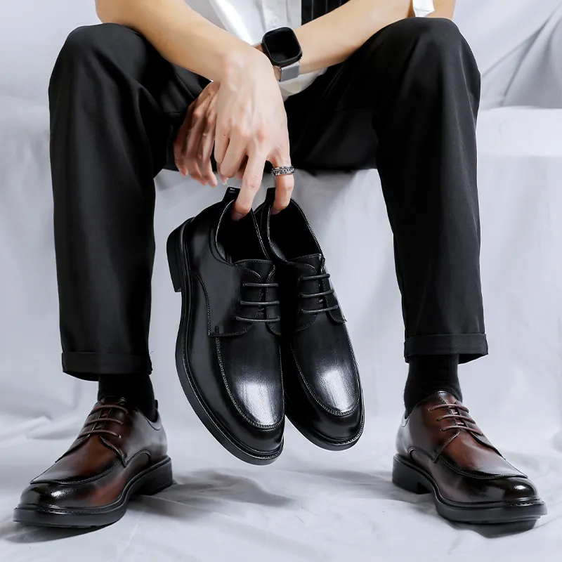 Cachiotti Dress Shoes Men Low Top Black/Brown-7