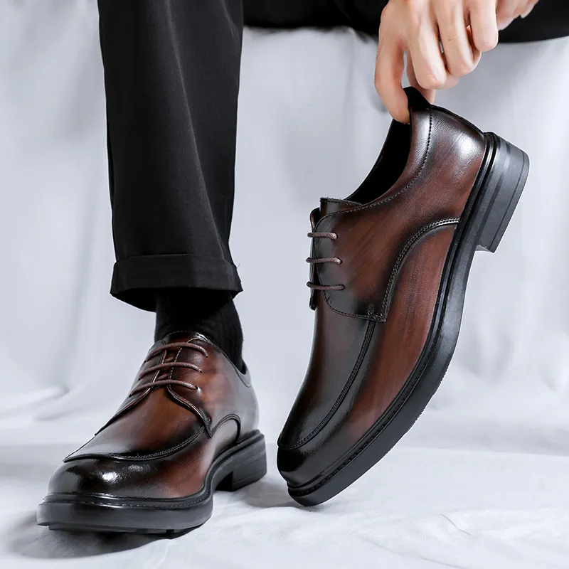 Cachiotti Dress Shoes Men Low Top Black/Brown-13
