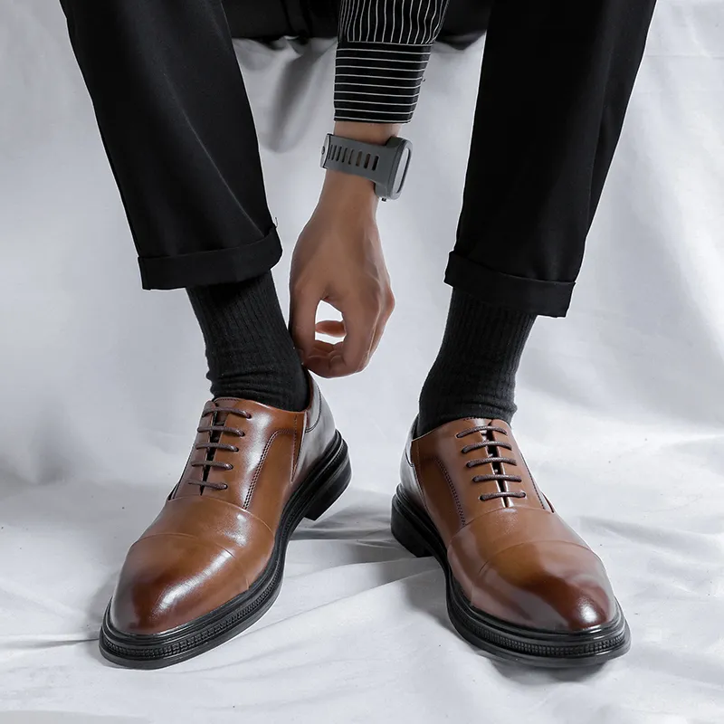 Cachiotti Dress Shoes Men Low Top Black/Brown-14