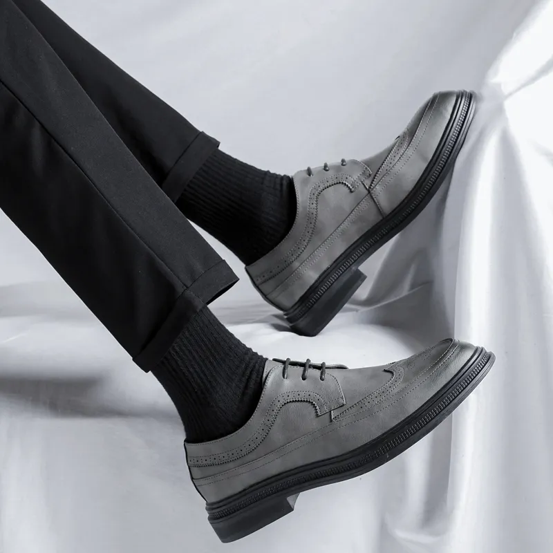 Cachiotti Dress Shoes Men Low Top Black/Gray/Brown-13