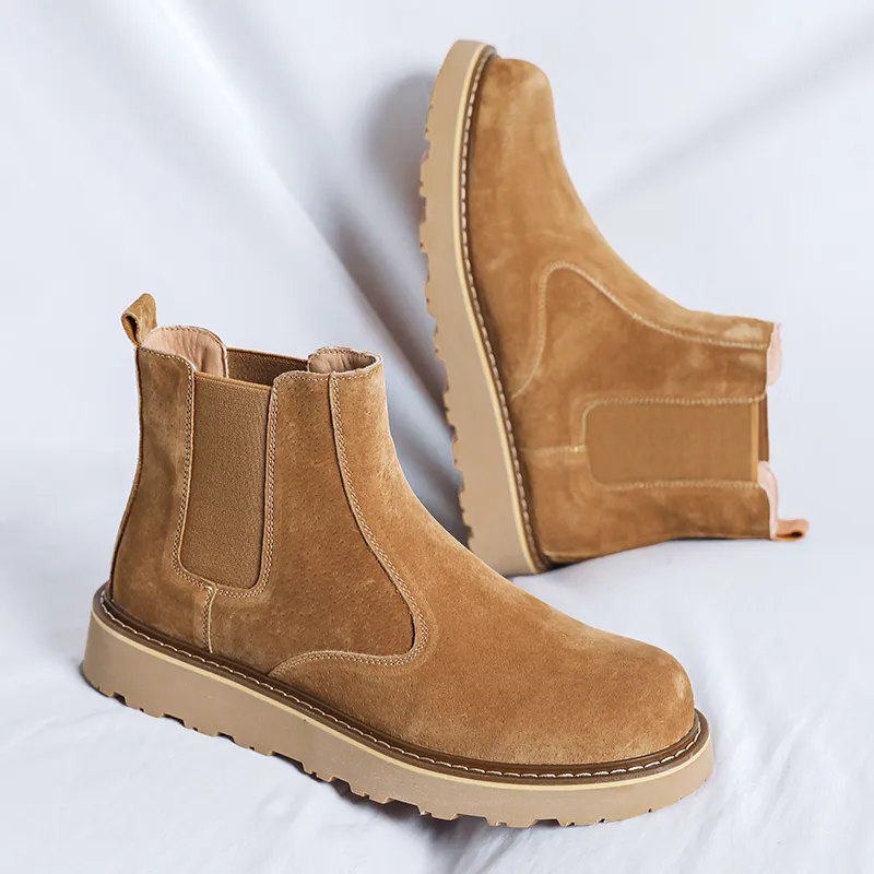 Cachiotti Crew Chelsea Boots Men's Brown-5