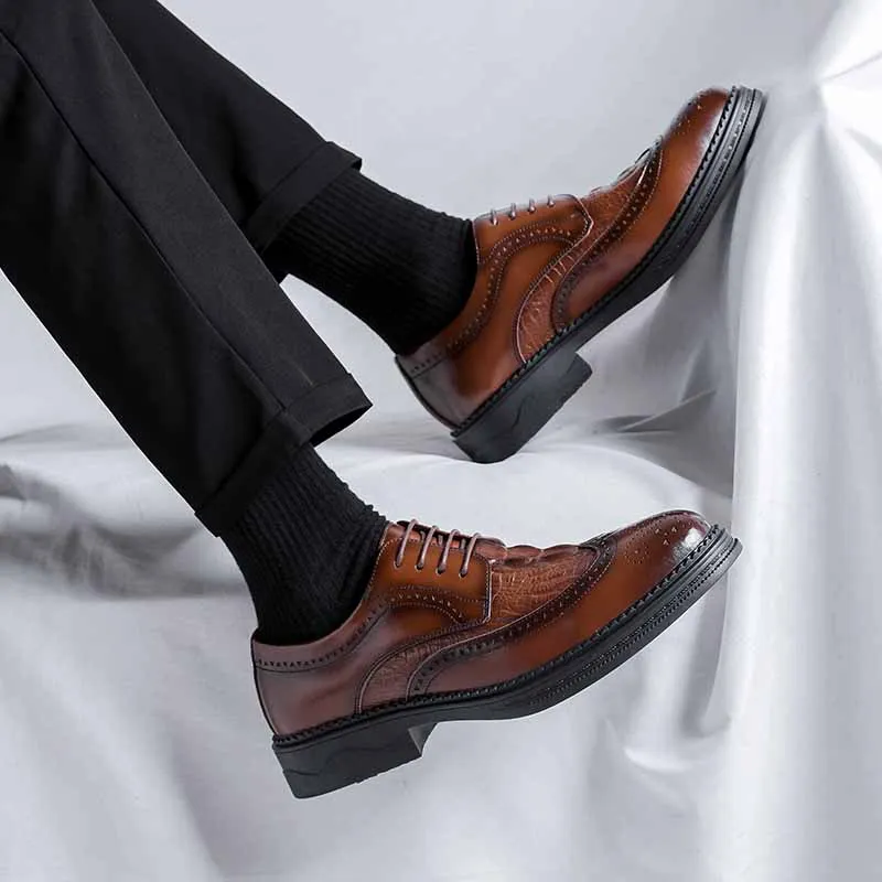 Cachiotti Dress Shoes Men Low Top Black/Brown-13