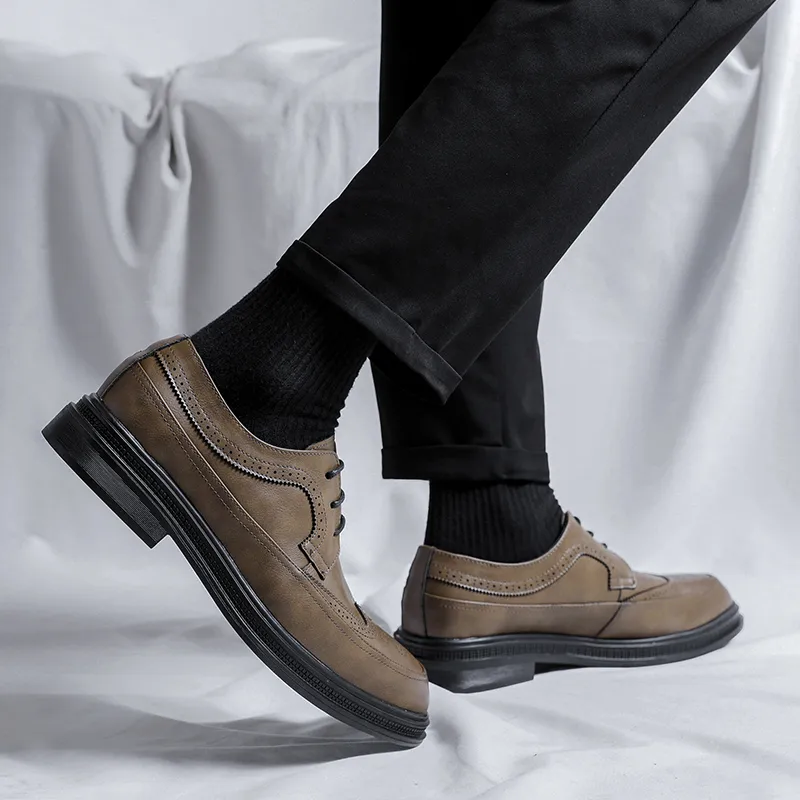 Cachiotti Dress Shoes Men Low Top Black/Gray/Brown-19