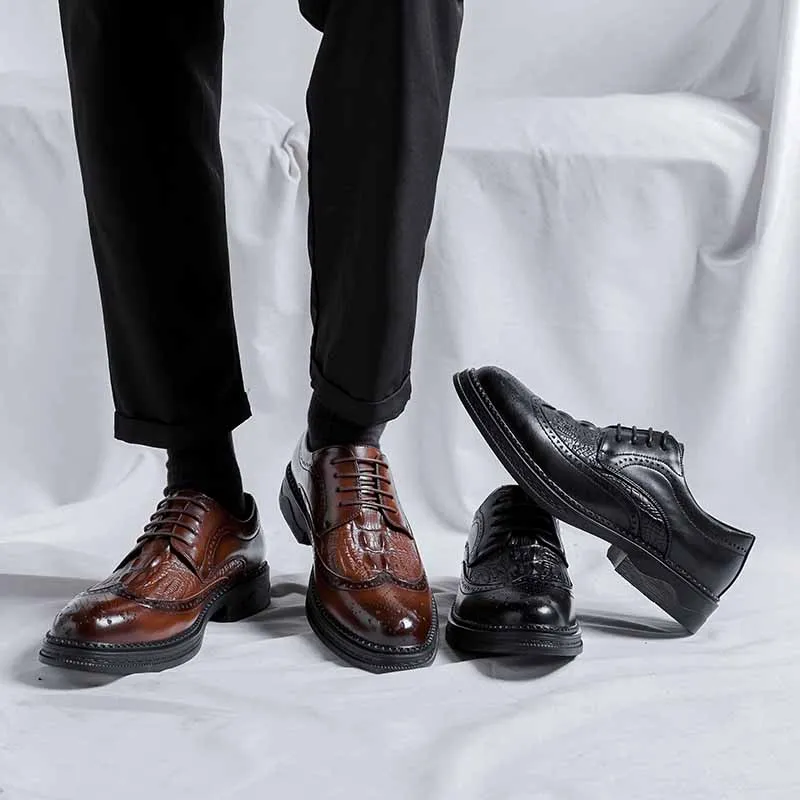 Cachiotti Dress Shoes Men Low Top Black/Brown-14