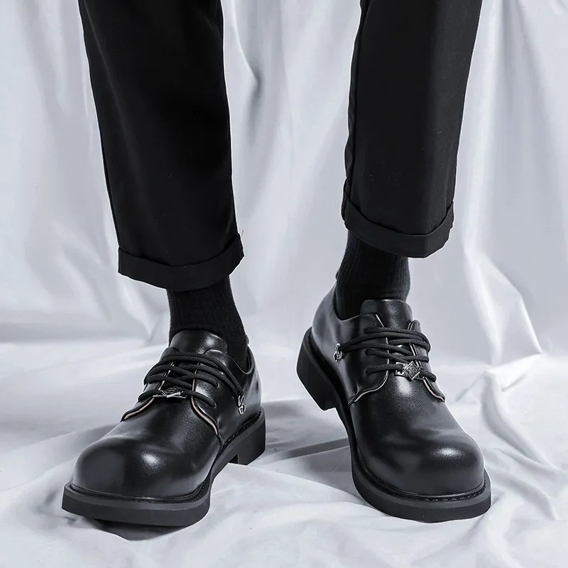 Cachiotti Derby Shoes Casual Shoes Men's Black-7