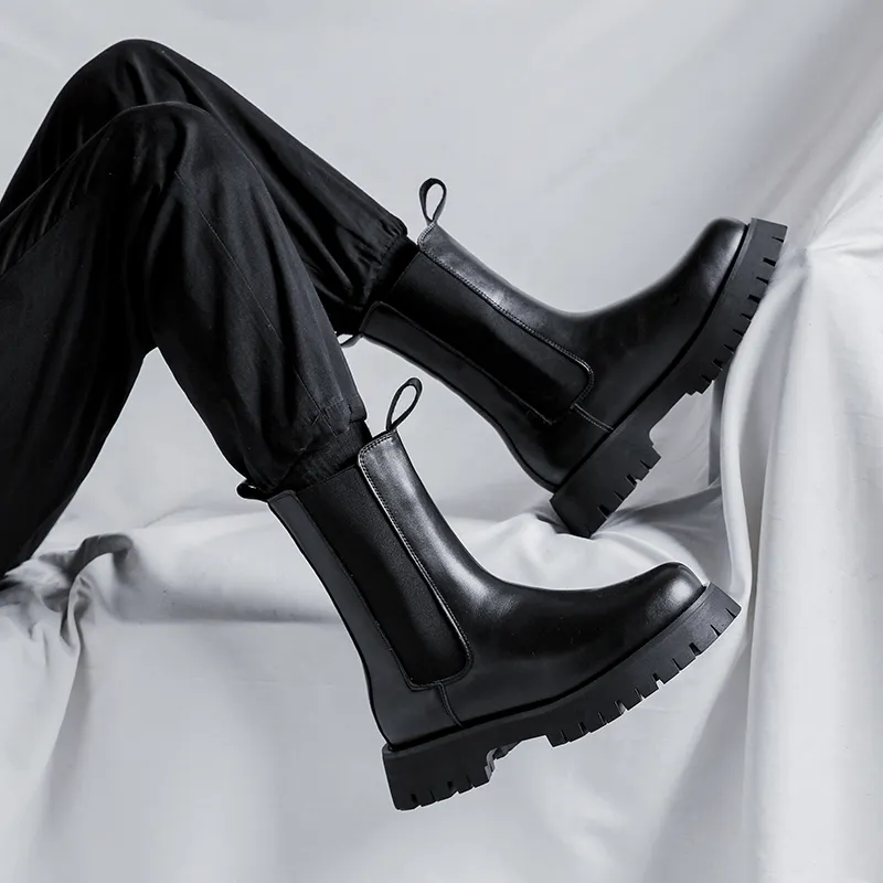 Cachiotti Knee High Chelsea Boots Men's-6