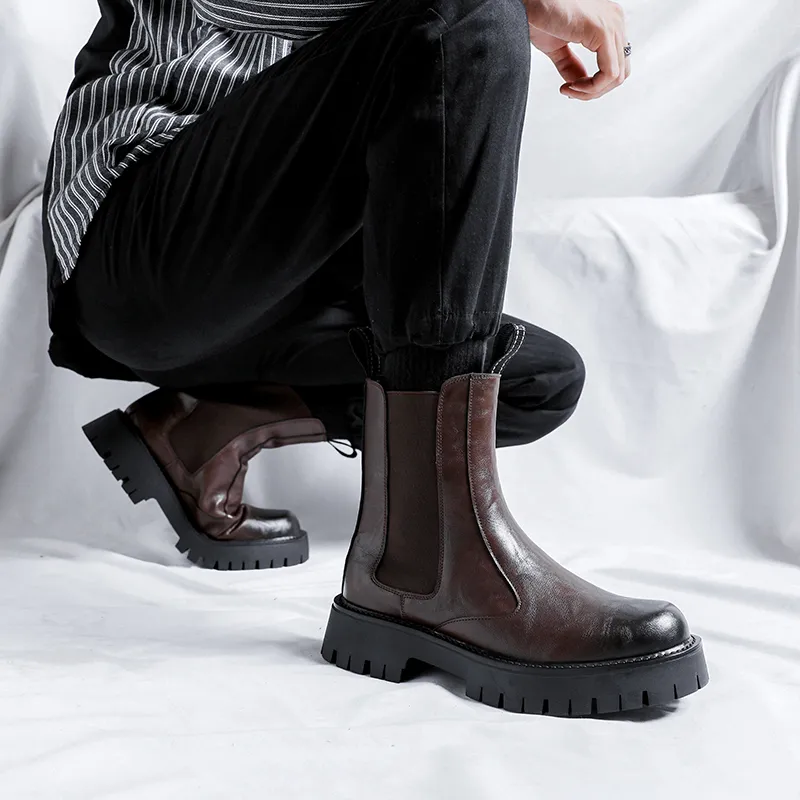 Cachiotti Knee High Chelsea Boots Men's-7