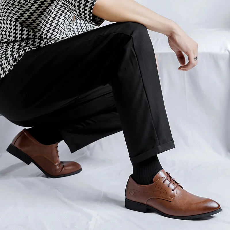 Cachiotti Dress Shoes Men Low Top Black-12