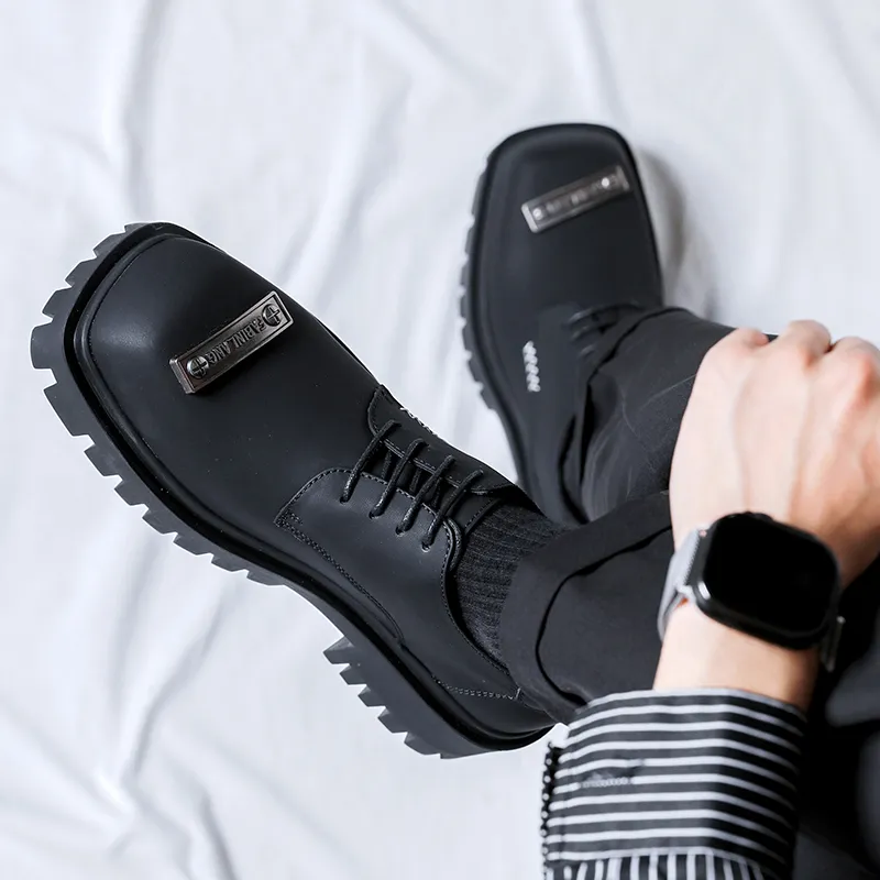 Cachiotti Platform Shoes Men's Black-6