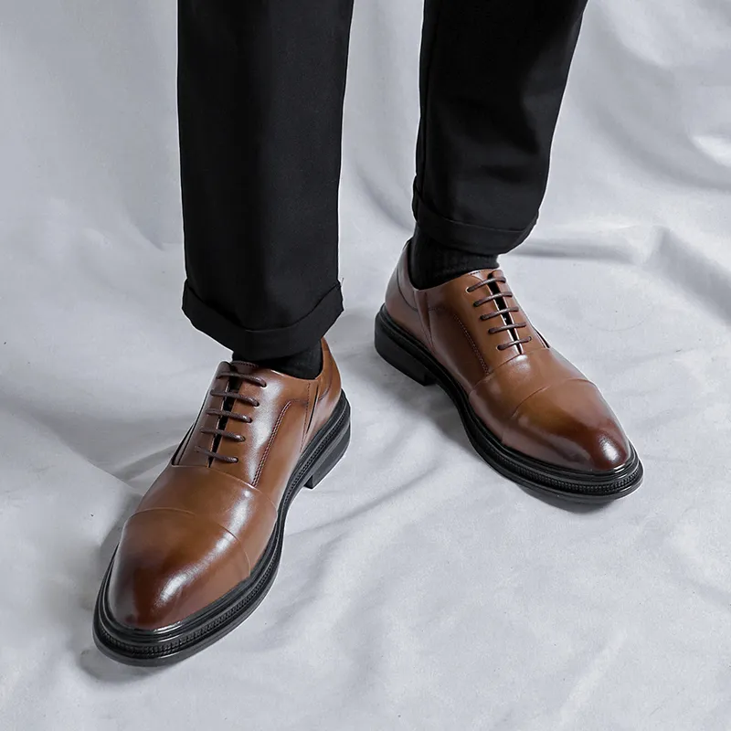 Cachiotti Dress Shoes Men Low Top Black/Brown-12