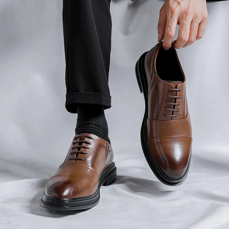 Cachiotti Dress Shoes Men Low Top Black/Brown-13
