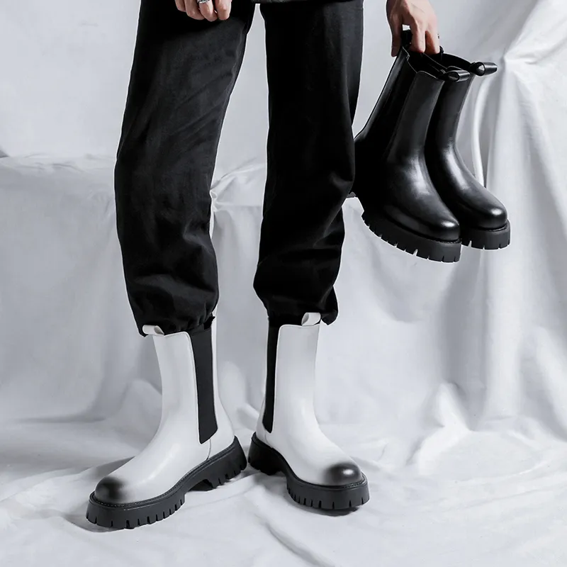 Cachiotti Knee High Chelsea Boots Men's-18