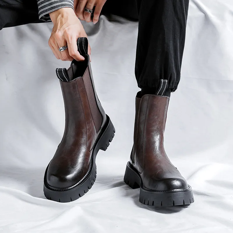 Cachiotti Knee High Chelsea Boots Men's-6