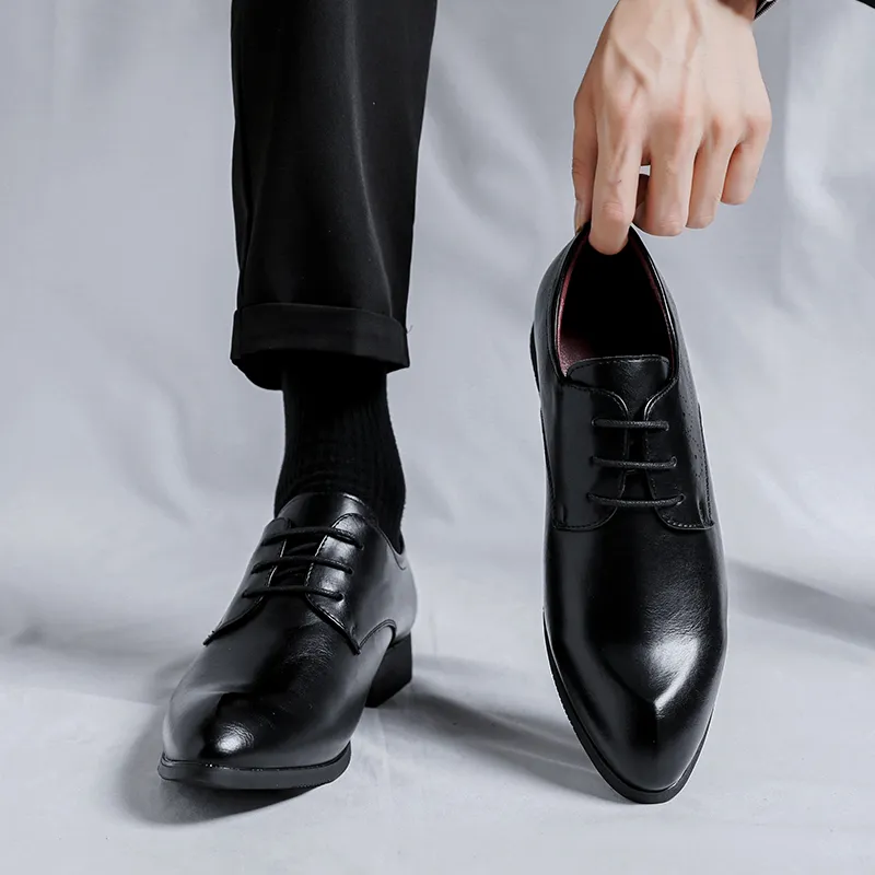 Cachiotti Dress Shoes Men Low Top Black-6