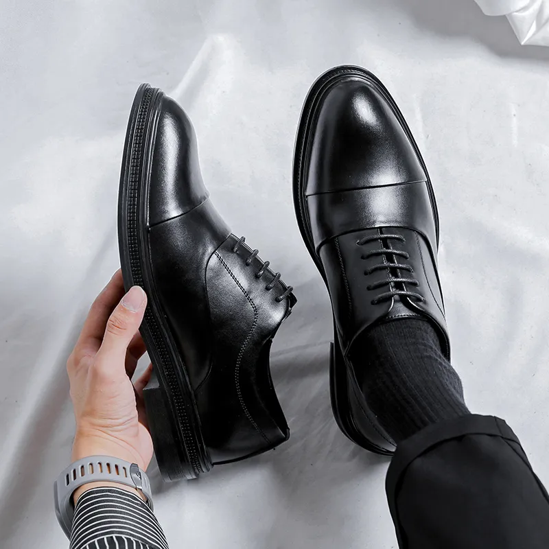 Cachiotti Dress Shoes Men Low Top Black/Brown-5