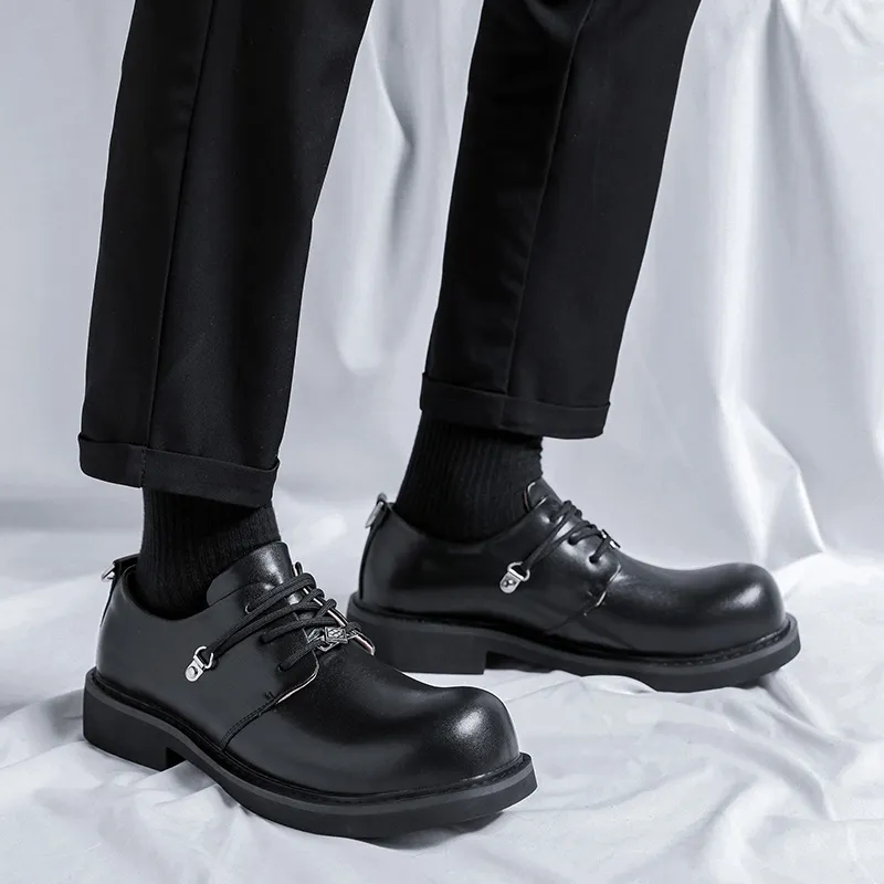 Cachiotti Derby Shoes Casual Shoes Men's Black-6