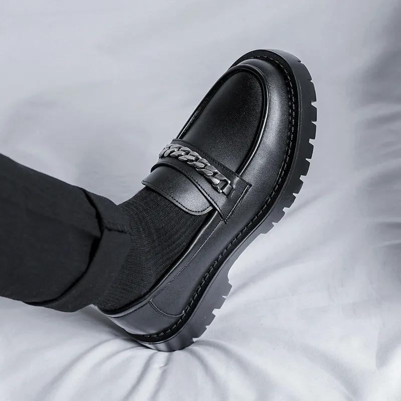 Cachiotti Gommino Loafers Men's Black-5