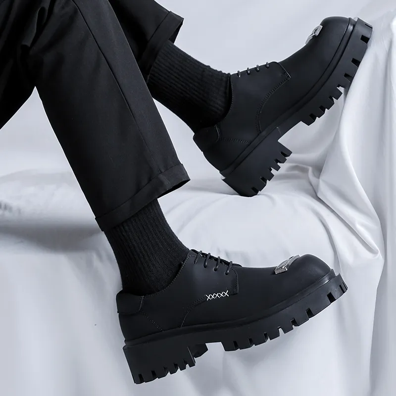 Cachiotti Platform Shoes Men's Black-9