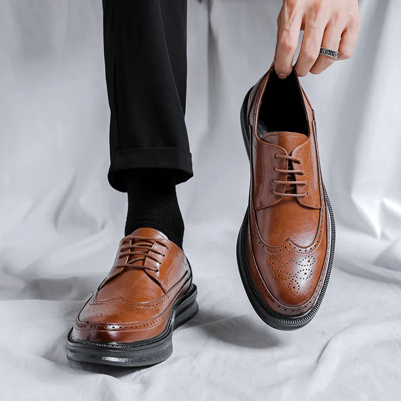 Cachiotti Dress Shoes Men Low Top Black/Light Brown/White/Gray/Glossy Leather-12