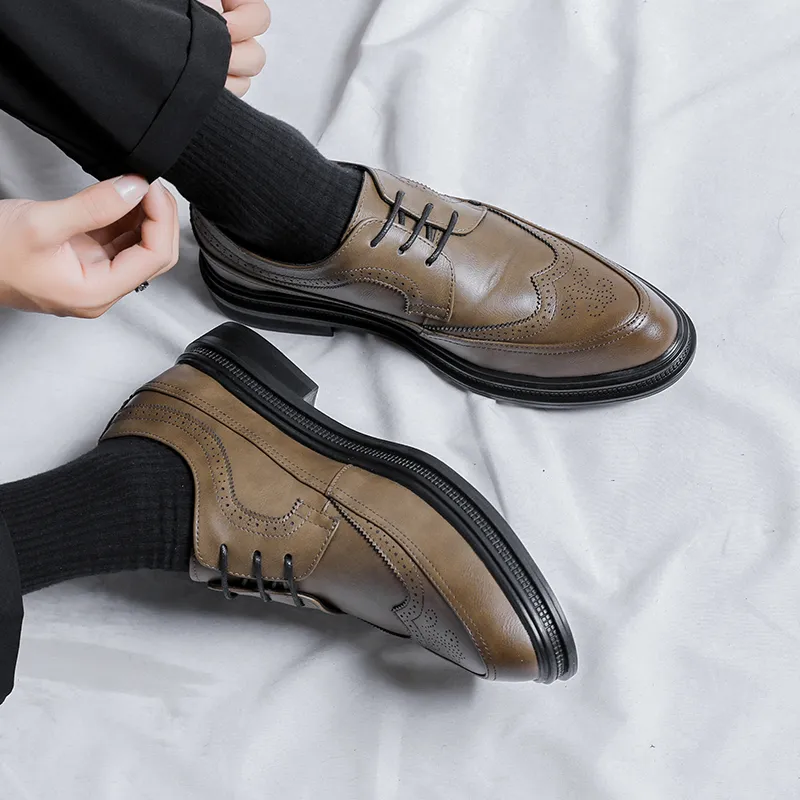 Cachiotti Dress Shoes Men Low Top Black/Gray/Brown-20