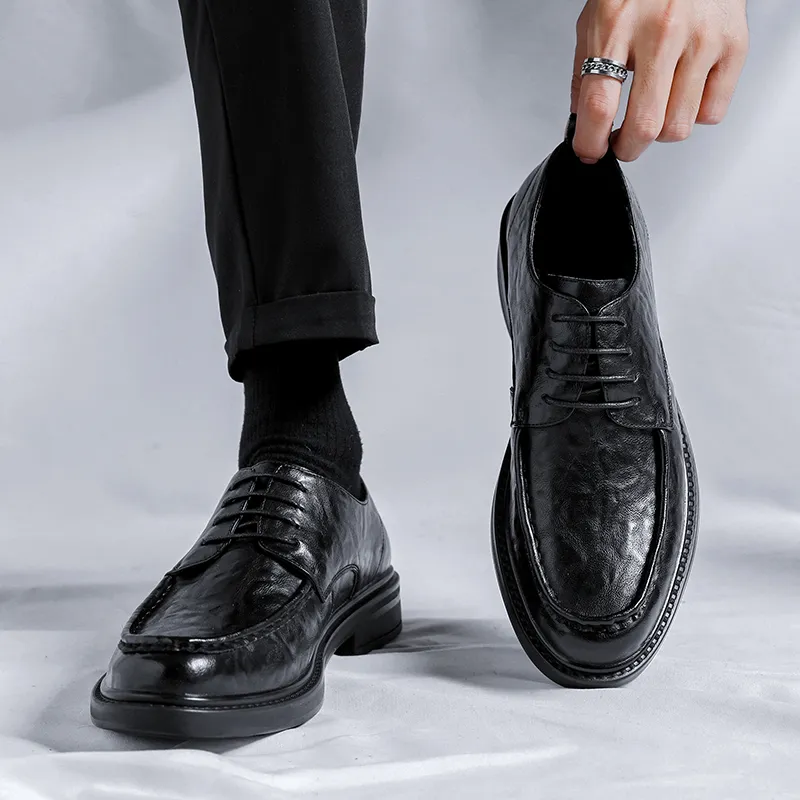 Cachiotti Dress Shoes Men Low Top Black/Brown/Gray-6