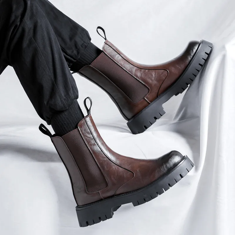 Cachiotti Knee High Chelsea Boots Men's-5