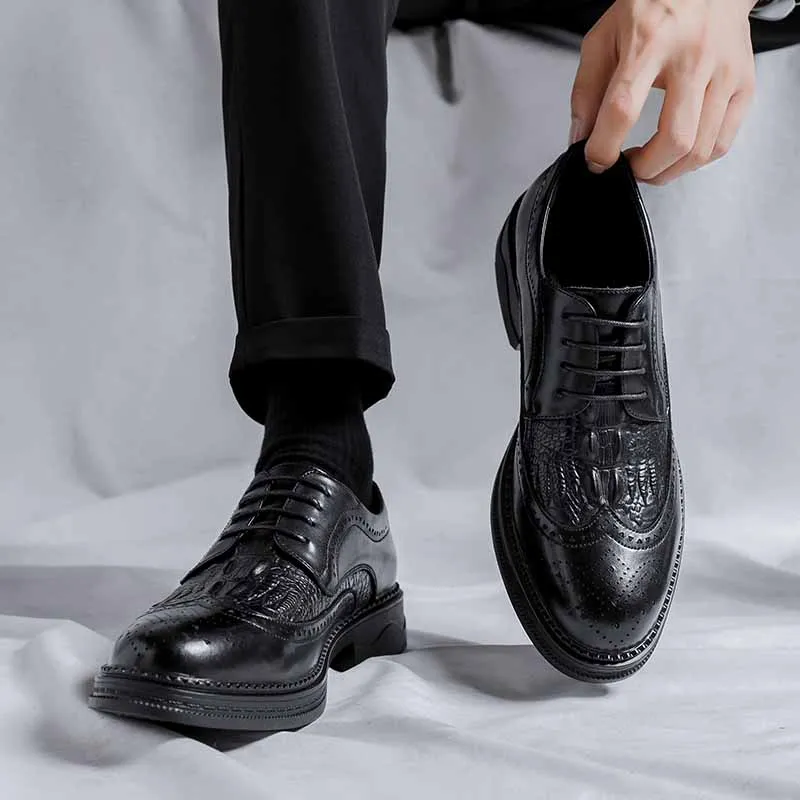 Cachiotti Dress Shoes Men Low Top Black/Brown-5