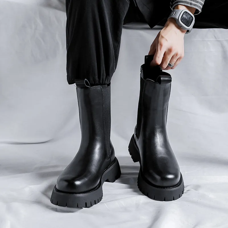 Cachiotti Knee High Chelsea Boots Men's-7