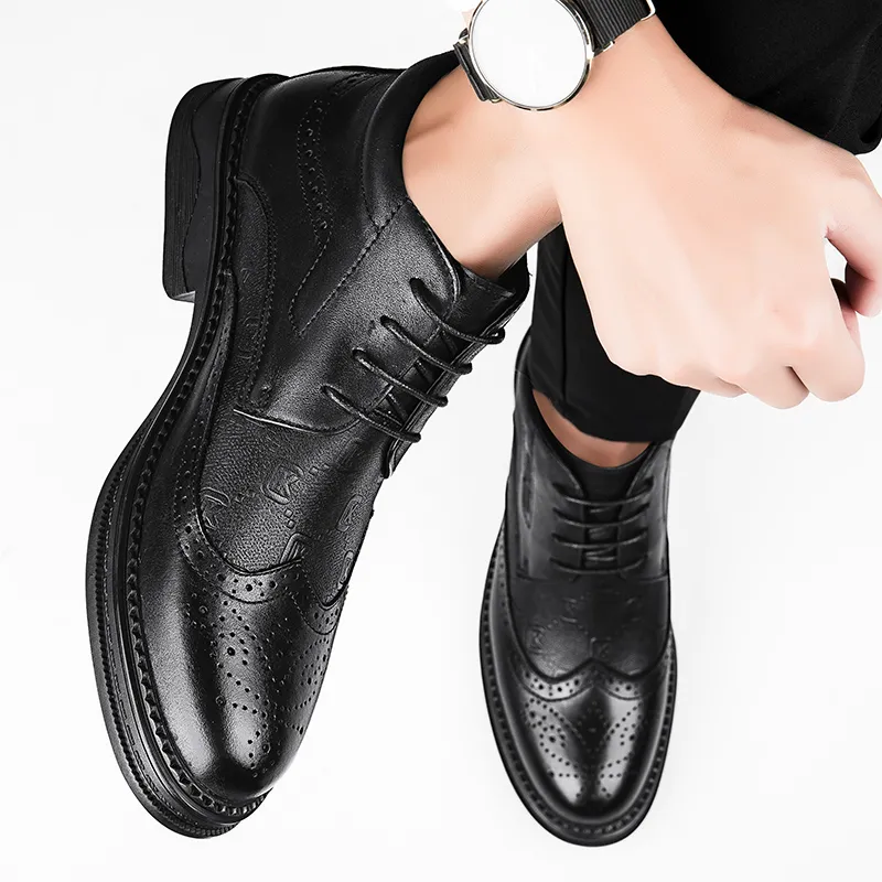 CKVUSAMG Dress Shoes Men's Black-5
