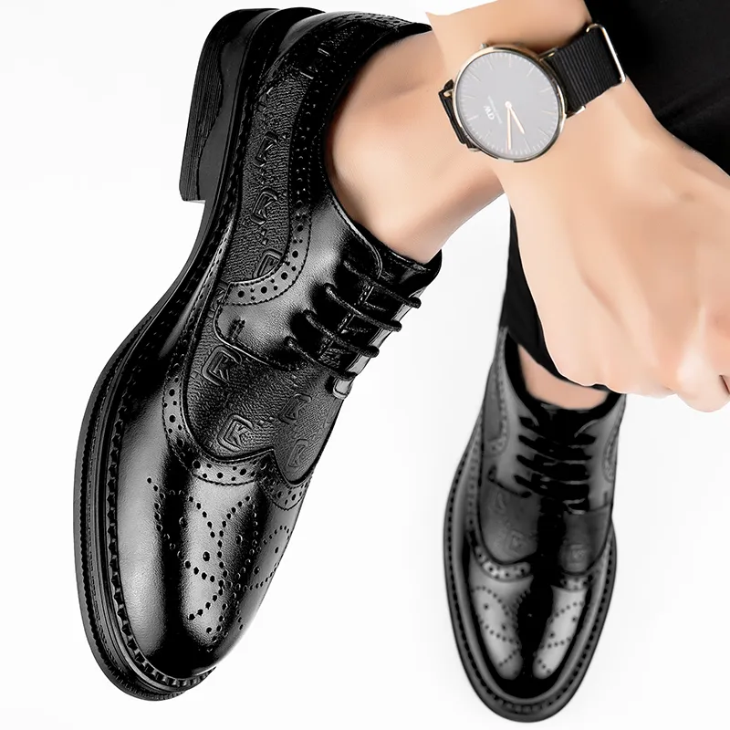 CKVUSAMG Dress Shoes Men's Black-9