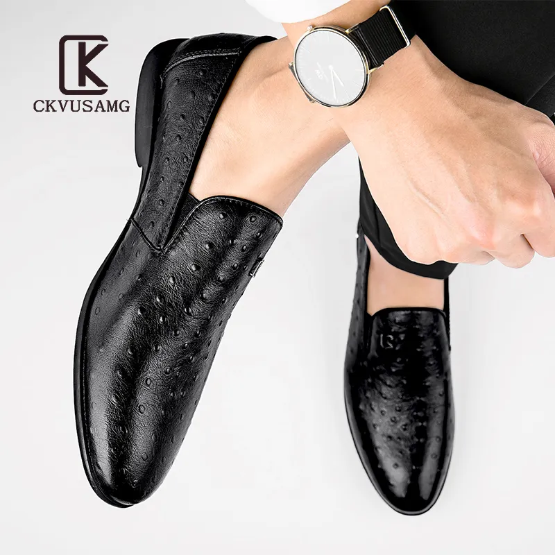 CKVUSAMG Dress Shoes Men's Black-7