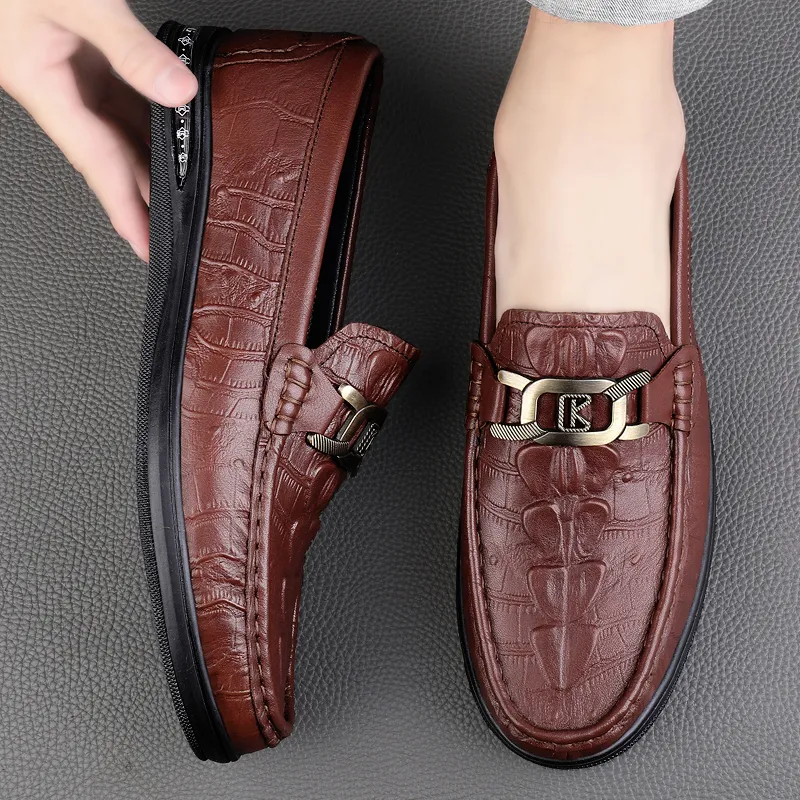 CKVUSAMG Gommino Loafers Unisex Black/Burgundy/Scarlet-9