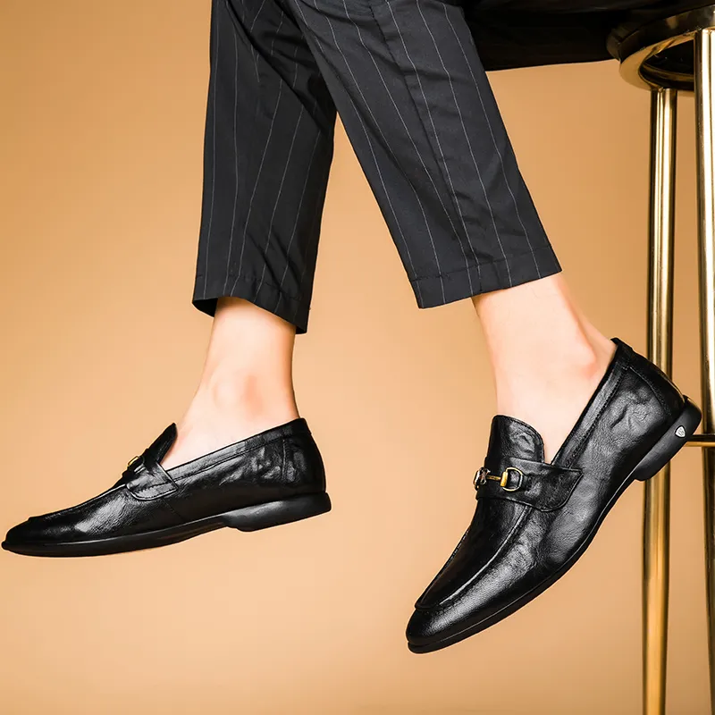 CKVUSAMG Dress Shoes Men's Black-7