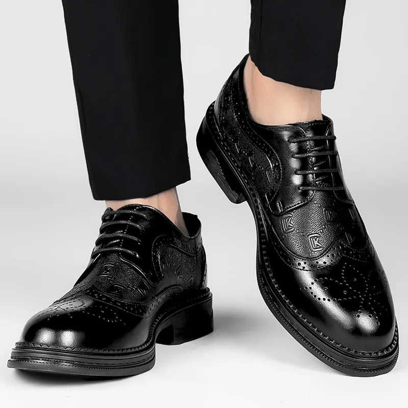 CKVUSAMG Dress Shoes Men's Black-10
