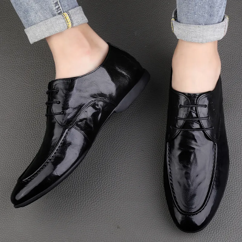 CKVUSAMG Dress Shoes Men's Black-4