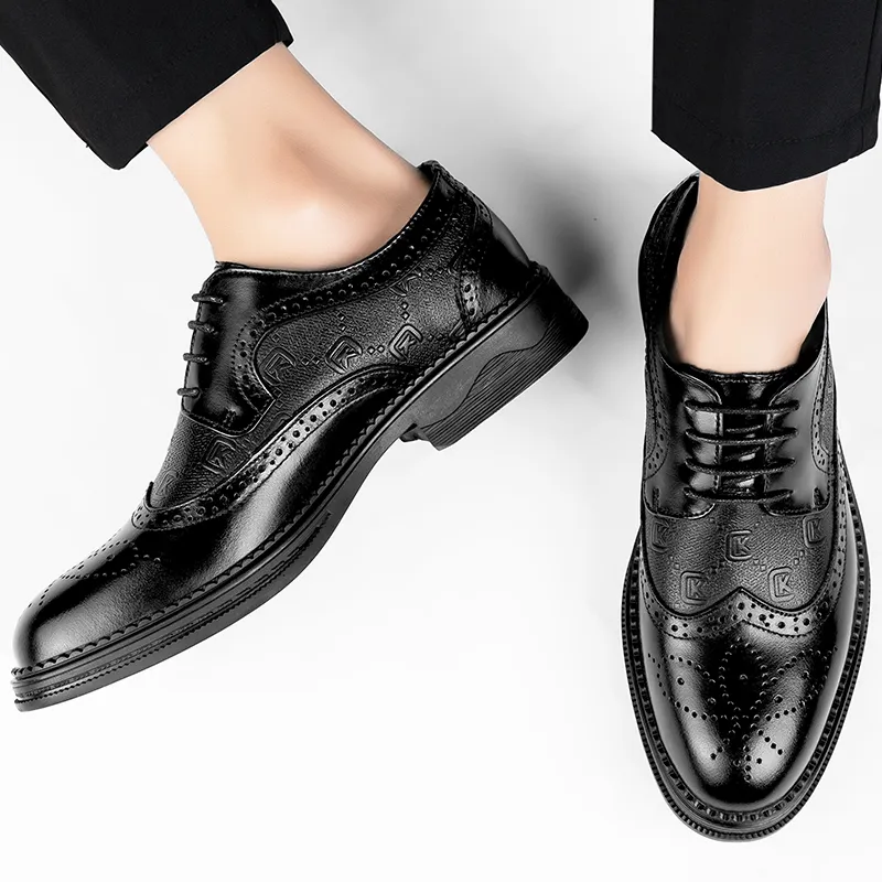 CKVUSAMG Dress Shoes Men's Black-5
