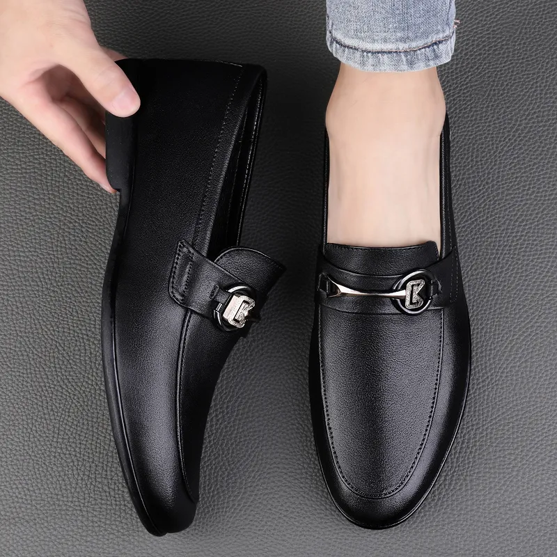 CKVUSAMG Gommino Loafers Unisex Black/White-13