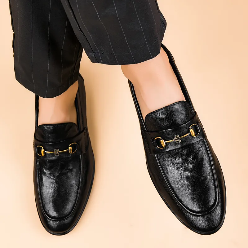 CKVUSAMG Dress Shoes Men's Black-6