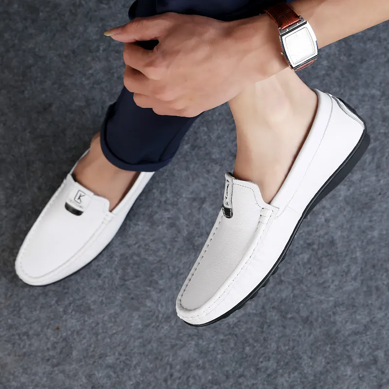 CKVUSAMG Beanie Shoes Men's White-7