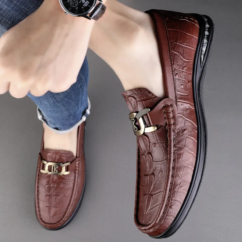 CKVUSAMG Gommino Loafers Unisex Black/Burgundy/Scarlet-13