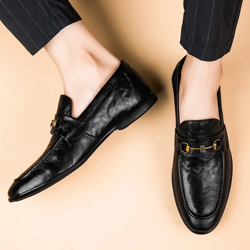 CKVUSAMG Dress Shoes Men's Black-8