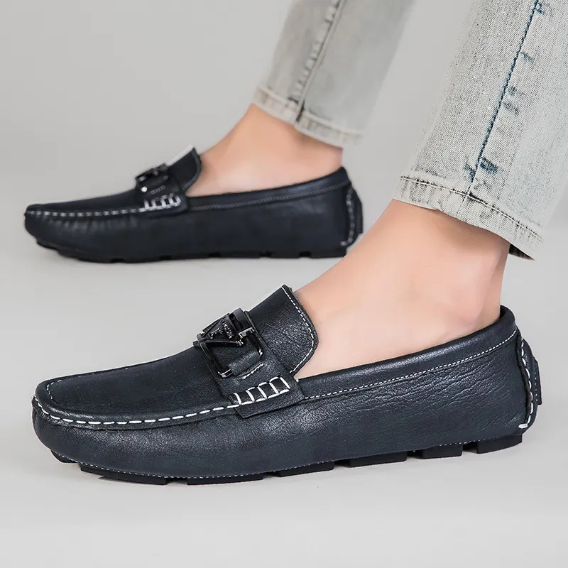CKVUSAMG Beanie Shoes Men's Blue-9