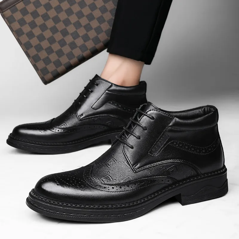 CKVUSAMG Dress Shoes Men's Black-7