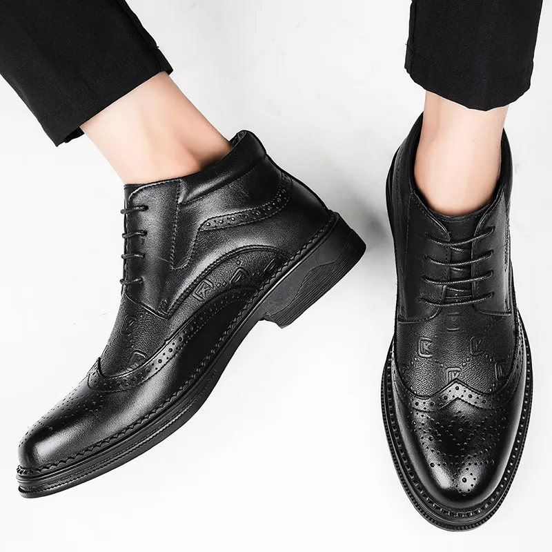 CKVUSAMG Dress Shoes Men's Black-6