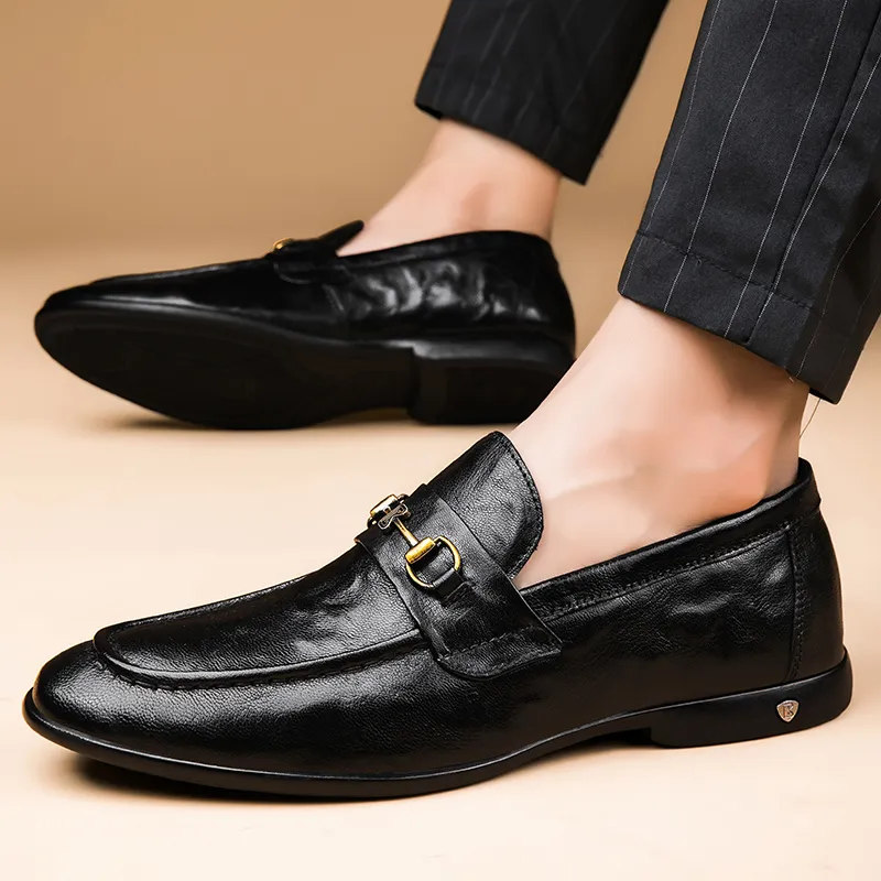 CKVUSAMG Dress Shoes Men's Black-5