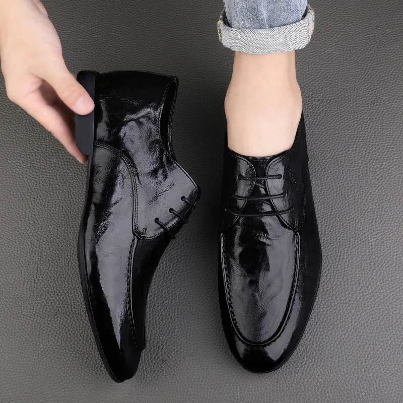 CKVUSAMG Dress Shoes Men's Black-5