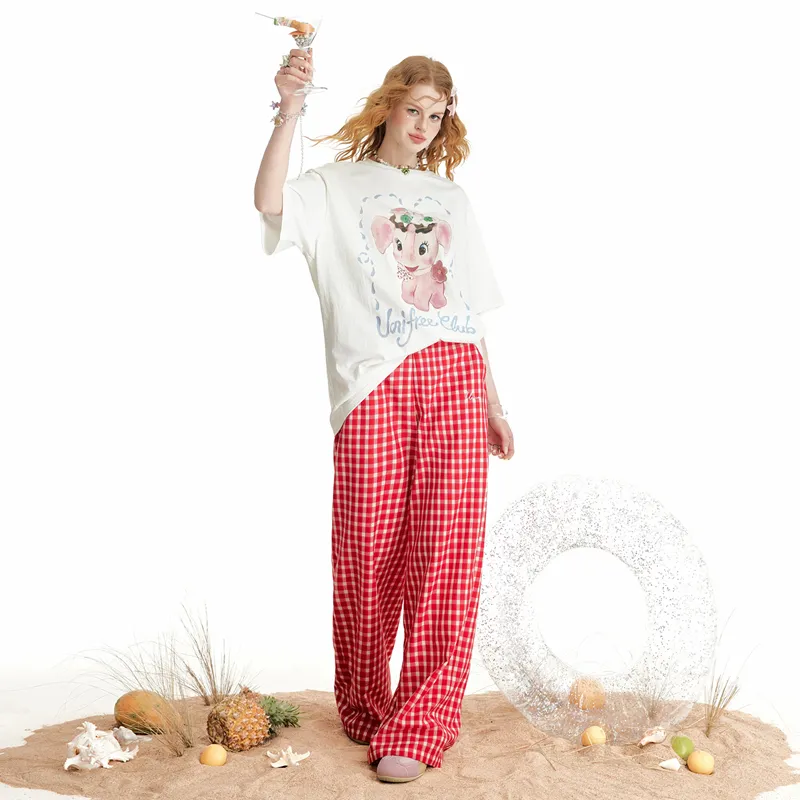 Unifree Casual Pants Women's Red-3