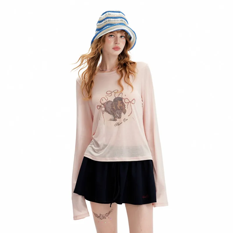 Unifree T Shirts Women's Pink-3